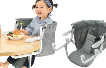 離乳食スタートは 正しいお食事姿勢を作る あんよがブラブラしないテーブルチェア で べびちぇる By リッチェル