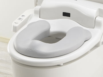 Soft auxiliary toilet seat K Easy installation just by placing
