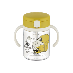 120076 Snoopy 70th Odekake Straw Mug