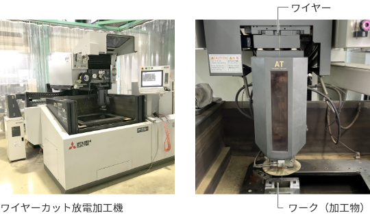 Wire cut electric discharge machining XNUMX