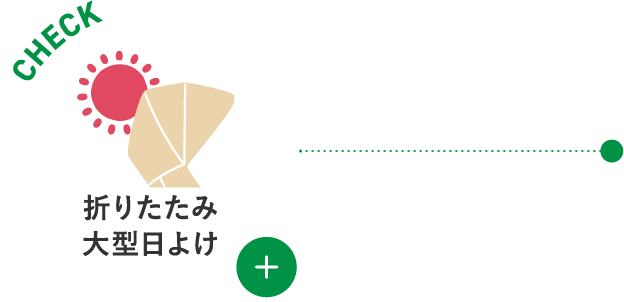 折りたたみ大型日よけ