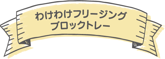 わけわけフリージングブロックトレー