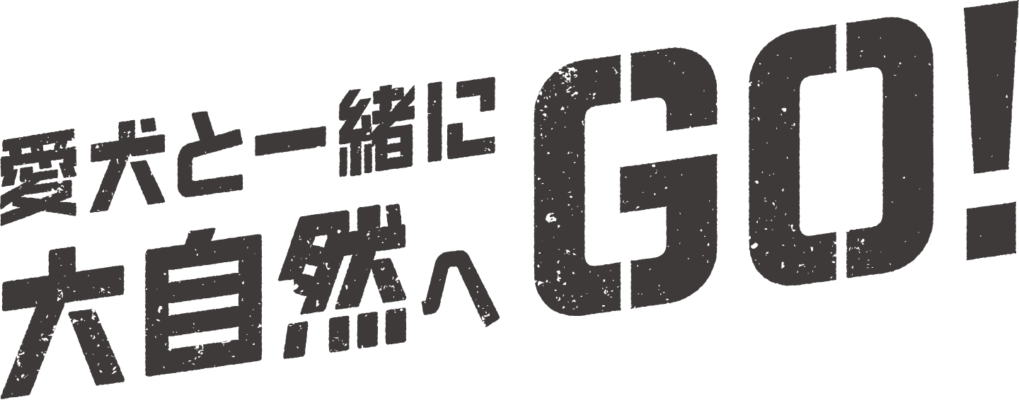 愛犬と一緒に大自然へGO!