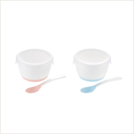 Try first baby food cup (with lid and spoon)