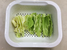 Cabbage before heating